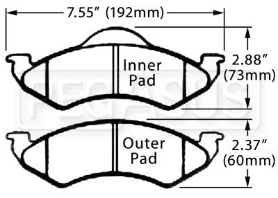 Hawk Performance HB306 Series Brake Pad