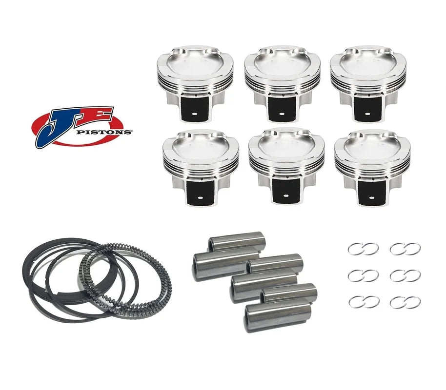 Piston Set By JE - 85mm +1mm Oversize Bore | 9.5:1 CR | Stock Stroke 89.6mm - BMW N54