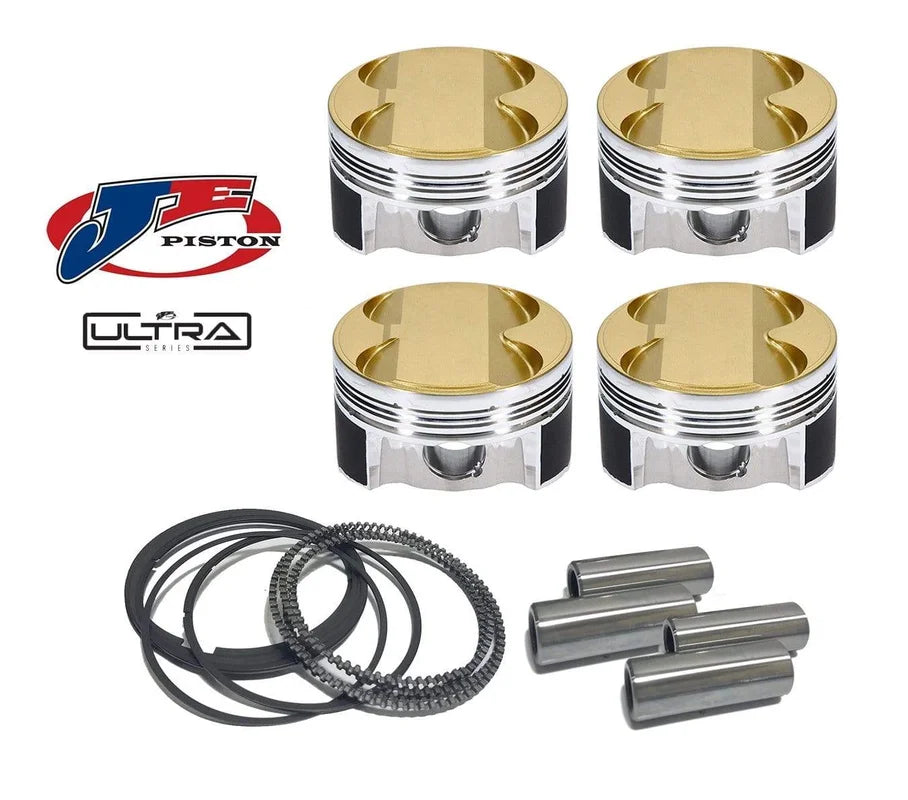Ultra Series Piston Set By JE - 82mm +1.00mm Oversize Bore | 9.5:1 CR | Stock Stroke - 86.4mm - VW/Audi 1.8T 20V