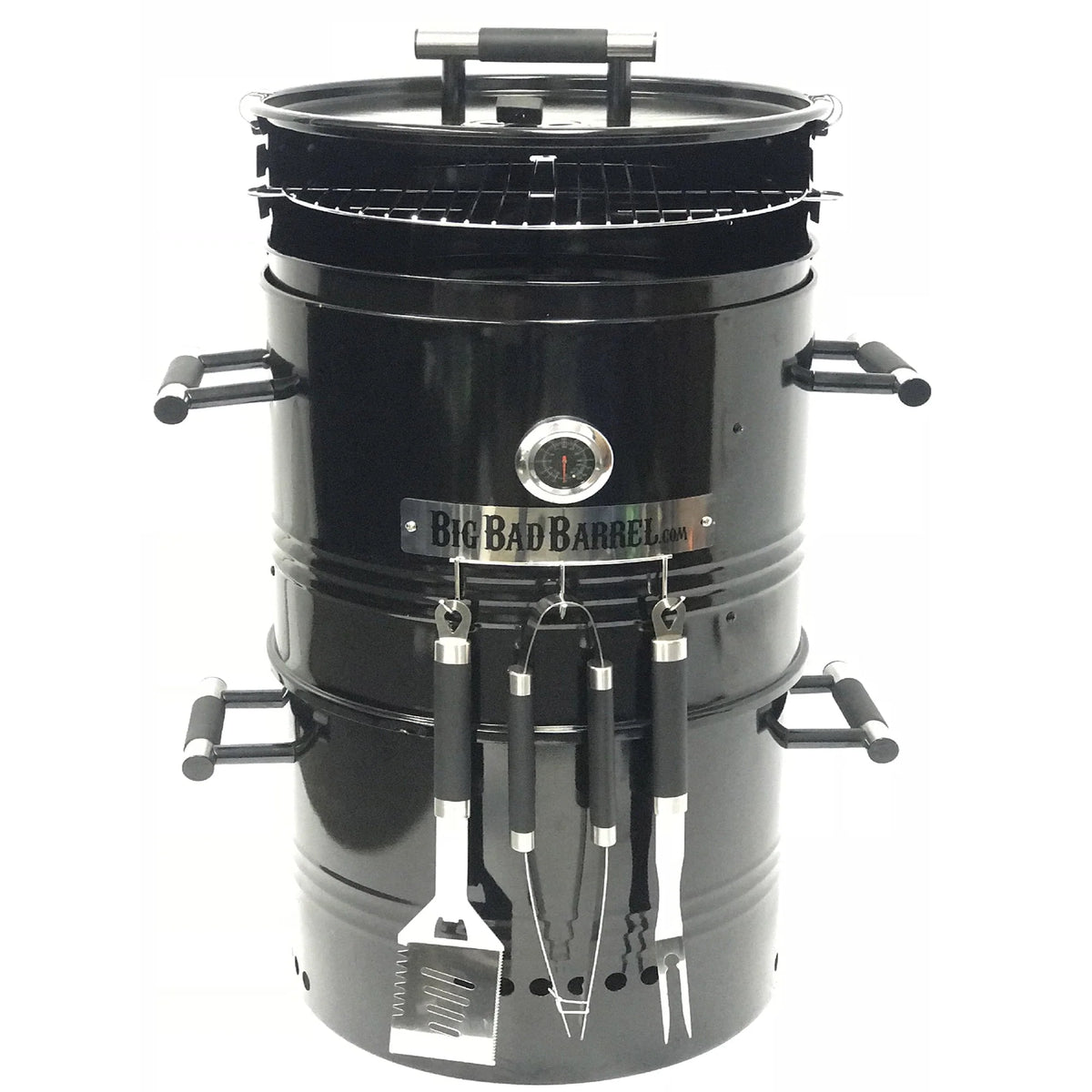 Big Bad Barrel BBQ Smoker Grill 5 in 1 Barrel Can Be Used As a Smoker, Grill, Pizza Oven - Product image 1