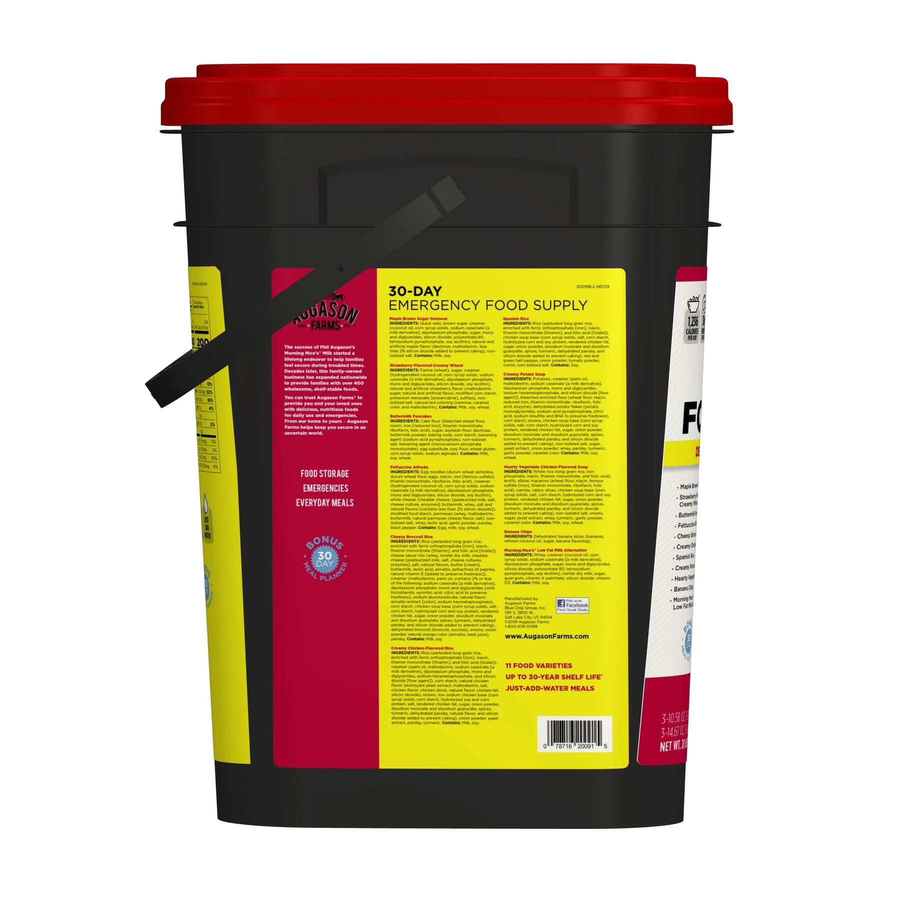 Augason Farms Deluxe 30 - Day Emergency Food Supply, 20 lb 7.55 oz - Product image 2