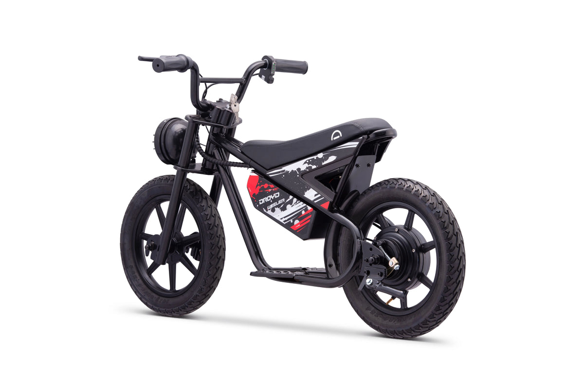 Droyd Weeler Electric Mini Bike - 24V 8ah Battery, 6 - 10 MPH, up to 8 Miles, LED Lights, Kids Ages 6+ - Product image 23