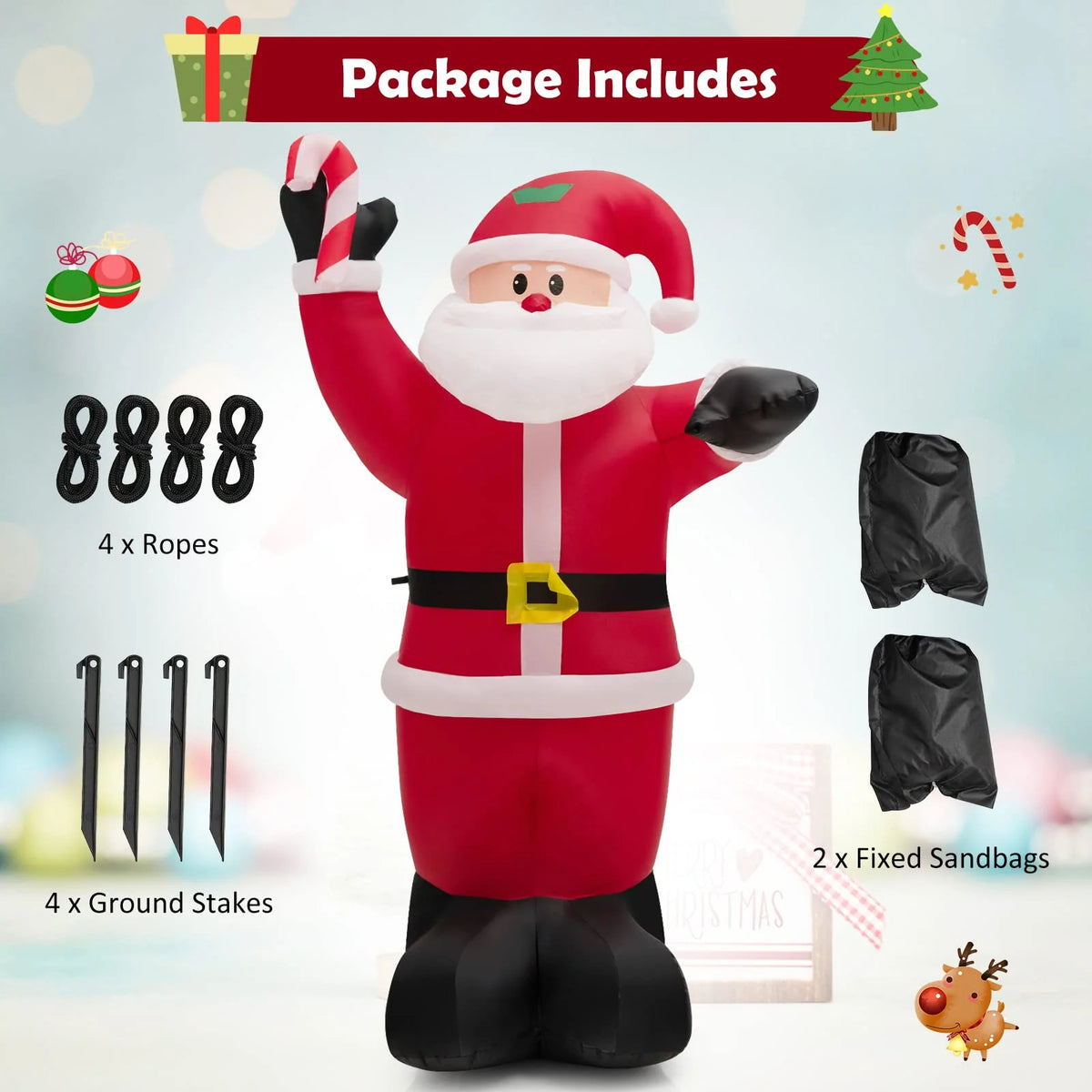 Tangkula Indoor & Outdoor Holiday Decor for Christmas Party - Product image 5