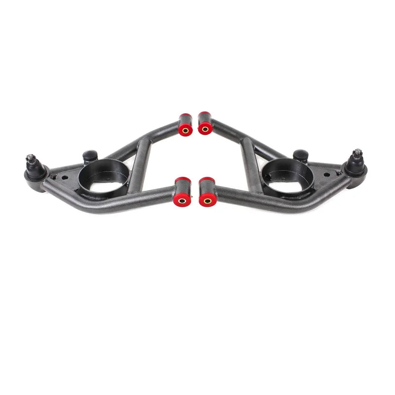 BMR Suspension A-arms, Lower, DOM, Non-adjustable, Polyurethane Bushings, Front Bump Stops BMR-AA006H