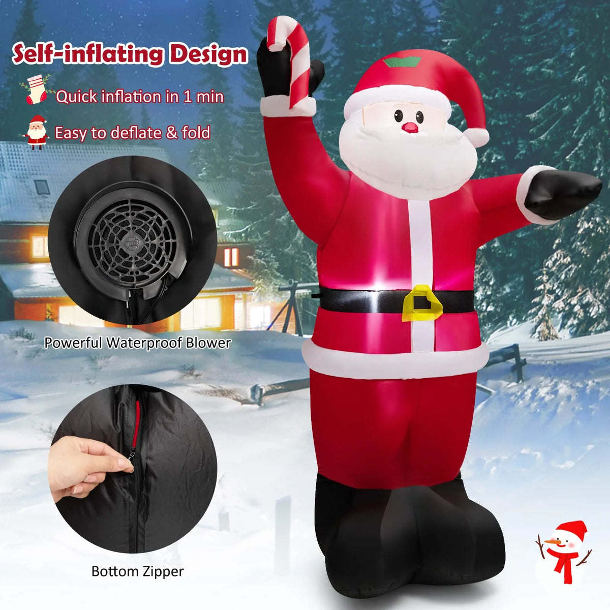 Tangkula Indoor & Outdoor Holiday Decor for Christmas Party - Product image 7