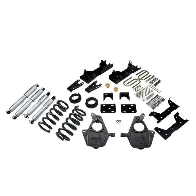 BELLTECH 676SP LOWERING KITS Front And Rear Complete Kit W/ Street Performance Shocks 2004-2006 Chevrolet Silverado/Sierra (Crew Cab 4DR) 4