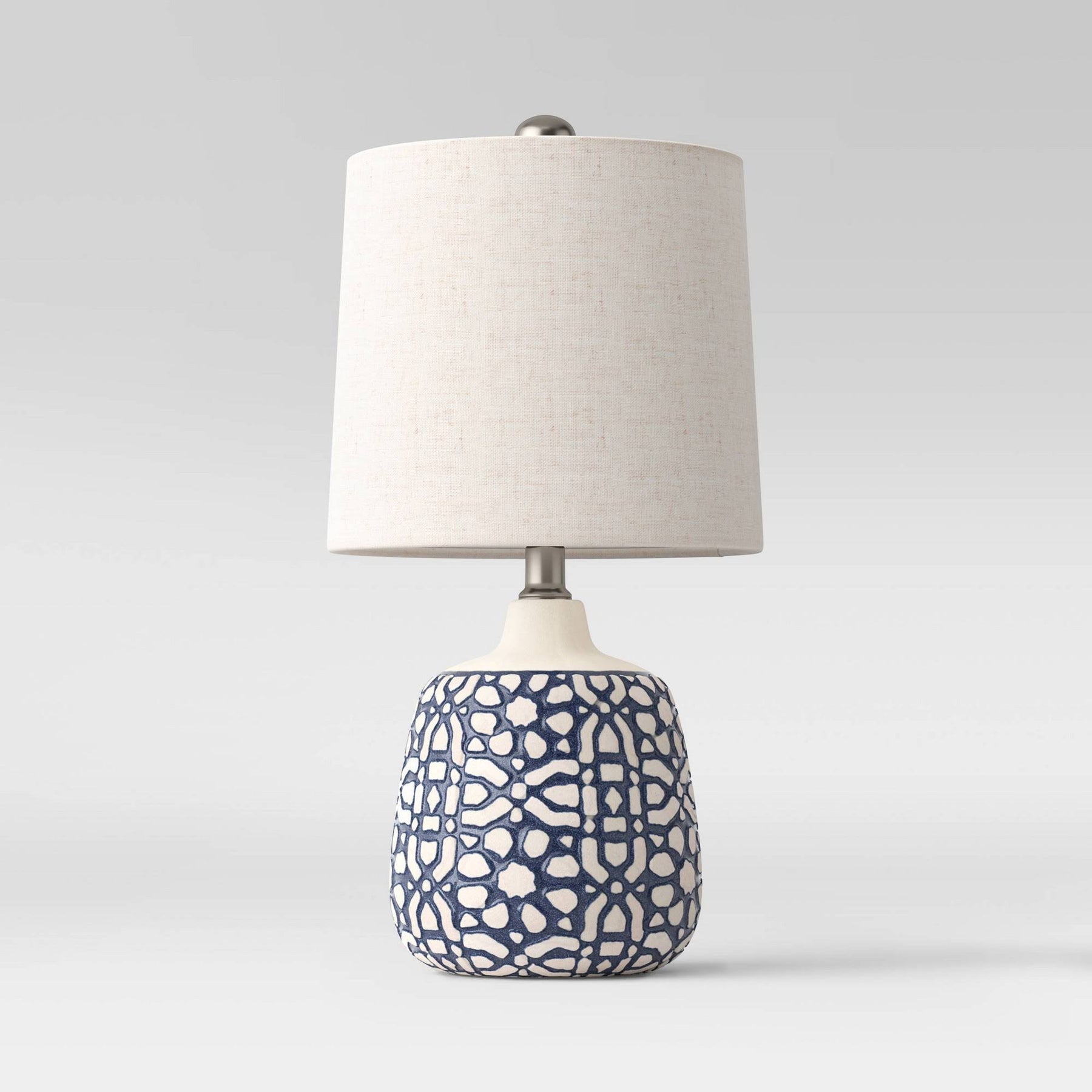Assembled Ceramic Table Lamp Blue - Threshold - Product image 1