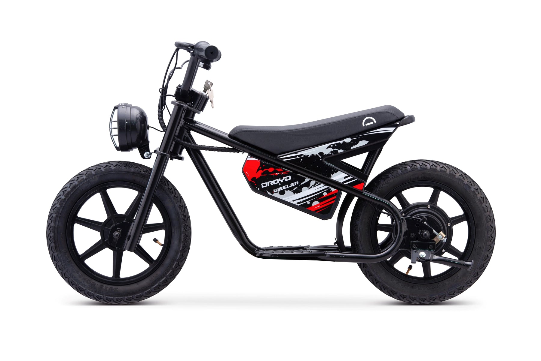 Droyd Weeler Electric Mini Bike - 24V 8ah Battery, 6 - 10 MPH, up to 8 Miles, LED Lights, Kids Ages 6+ - Product image 19