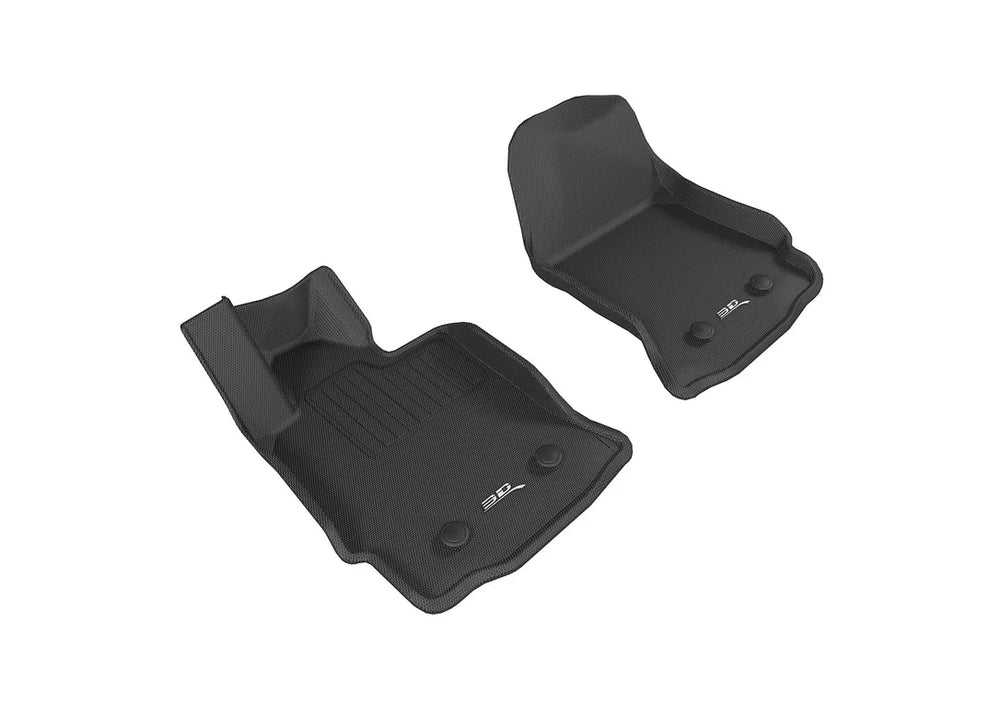 3D MAXpider L1CH07811509 - 2015-2019 Chevrolet Corvette Kagu 1st Row Floormat - Black